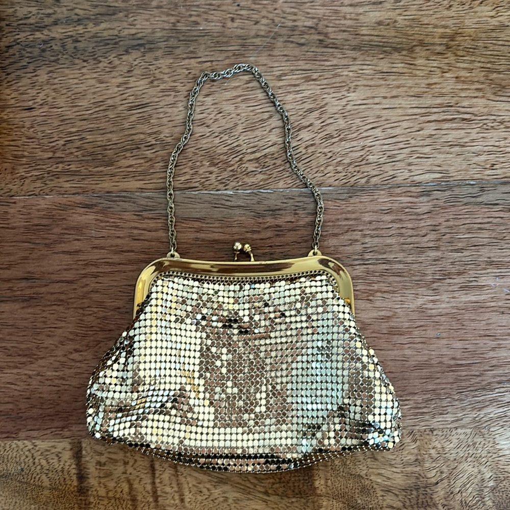Gold Mesh Mini Bag